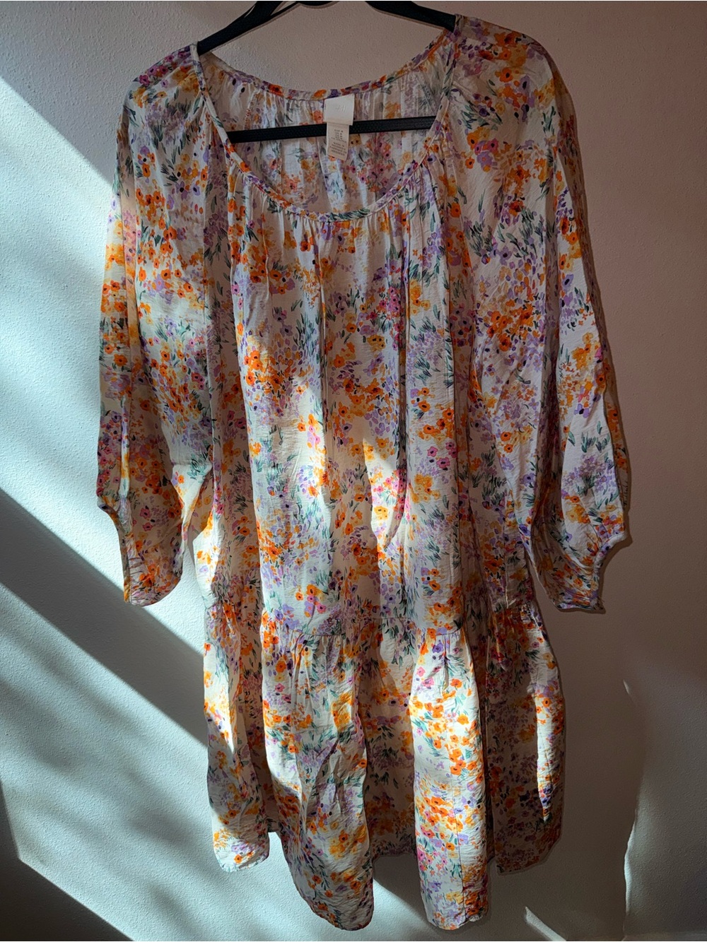 H&M Floral Tiered Dress